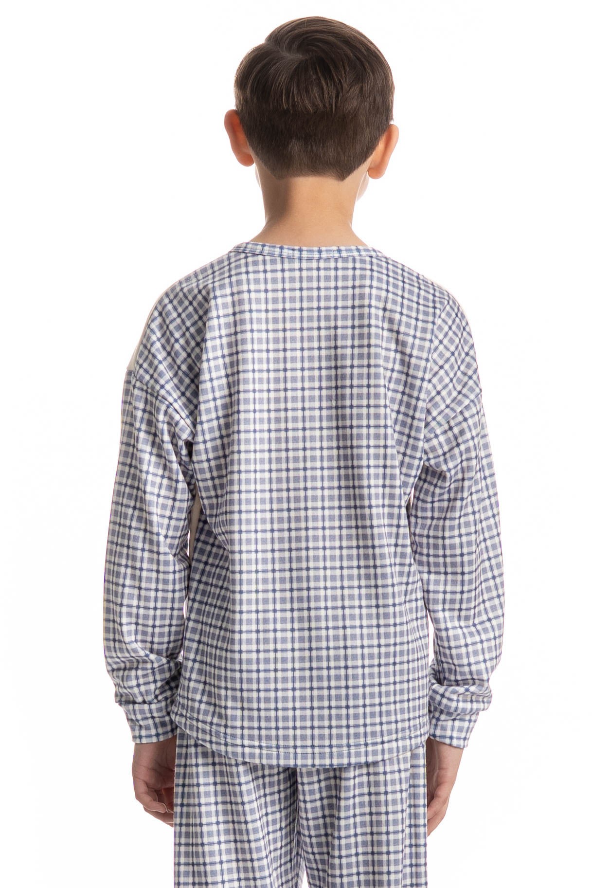 Pijama Masculino Infantil Velvet Longo Sítio Do Picapau Amar - Imagem 4 - Mobile