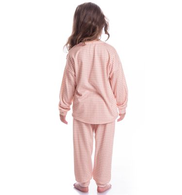 Pijama Feminino Infantil Velvet Longo Sítio Do Picapau Amare - Imagem 2 - Mobile
