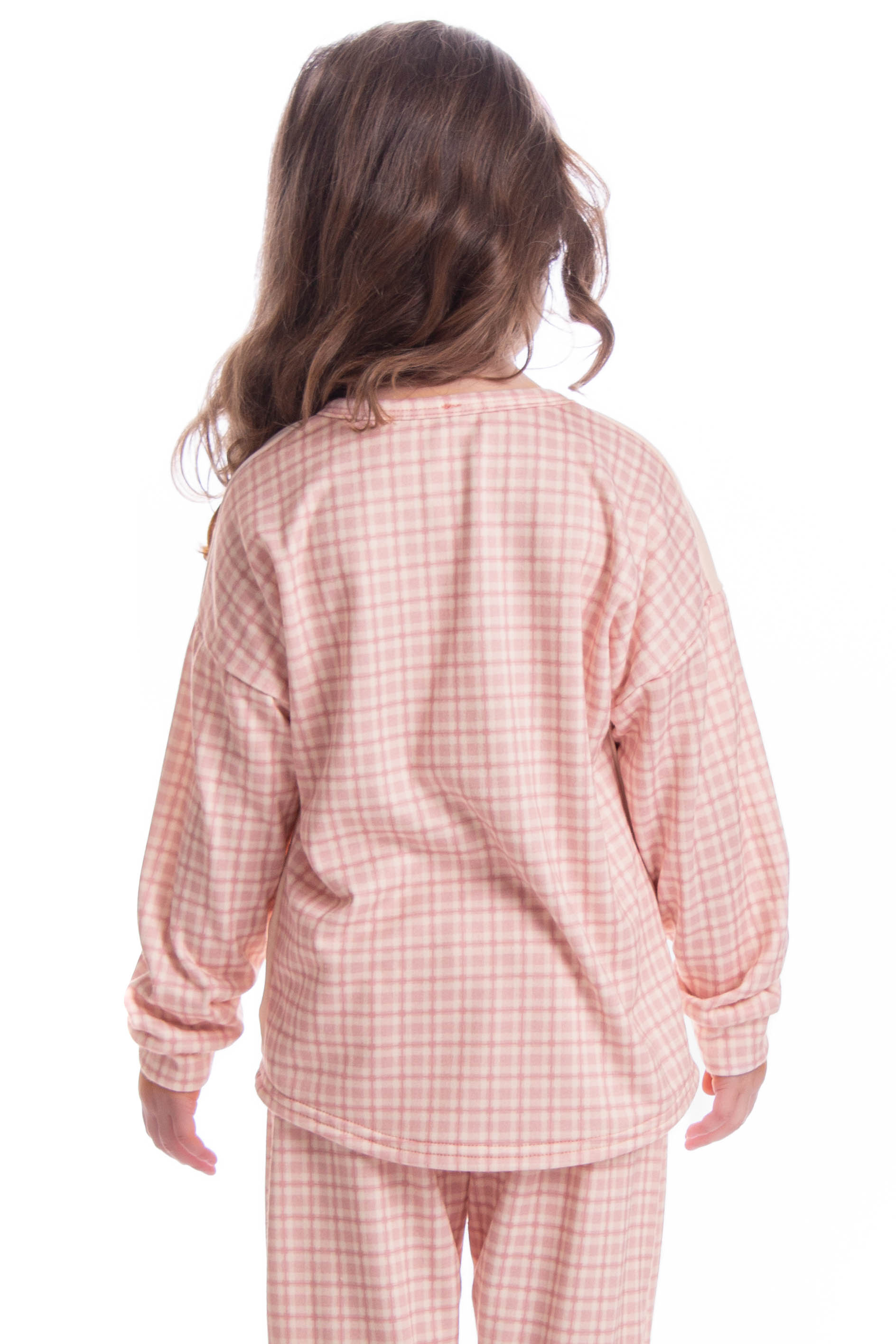 Pijama Feminino Infantil Velvet Longo Sítio Do Picapau Amare - Imagem 4 - Mobile