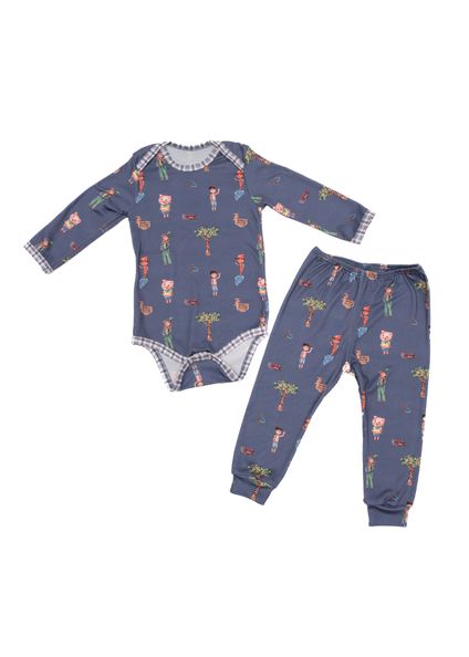 Conjunto Masculino Baby Sítio Do Picapau Amarelo Azul-2 - Imagem 1