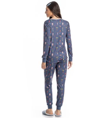 Pijama Longo Sítio Do Picapau Amarelo - Imagem 2 - Mobile