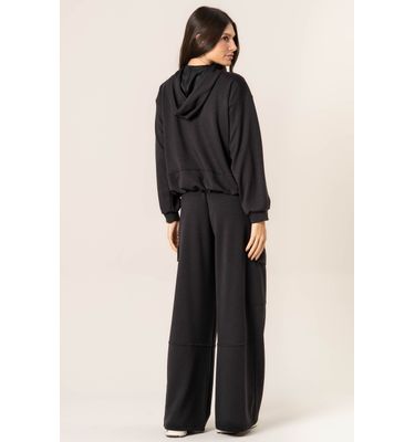 Calça Feminina Cargo Modal Duo Boxy - Imagem 2 - Mobile