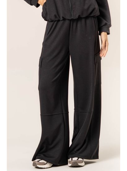 Calça Feminina Cargo Modal Duo Boxy - Imagem 3 - Desktop