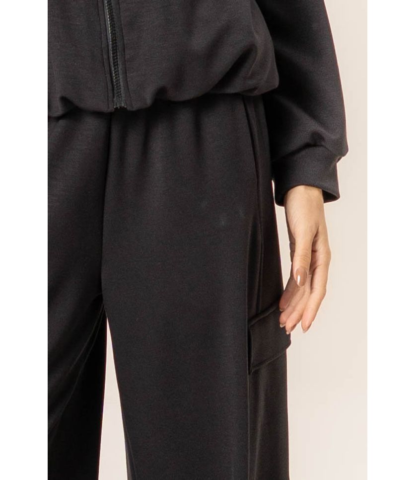 Calça Feminina Cargo Modal Duo Boxy - Imagem 5 - Desktop