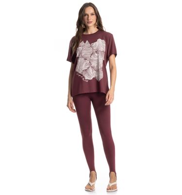 Camiseta Feminina Merlot - Imagem 3 - Mobile