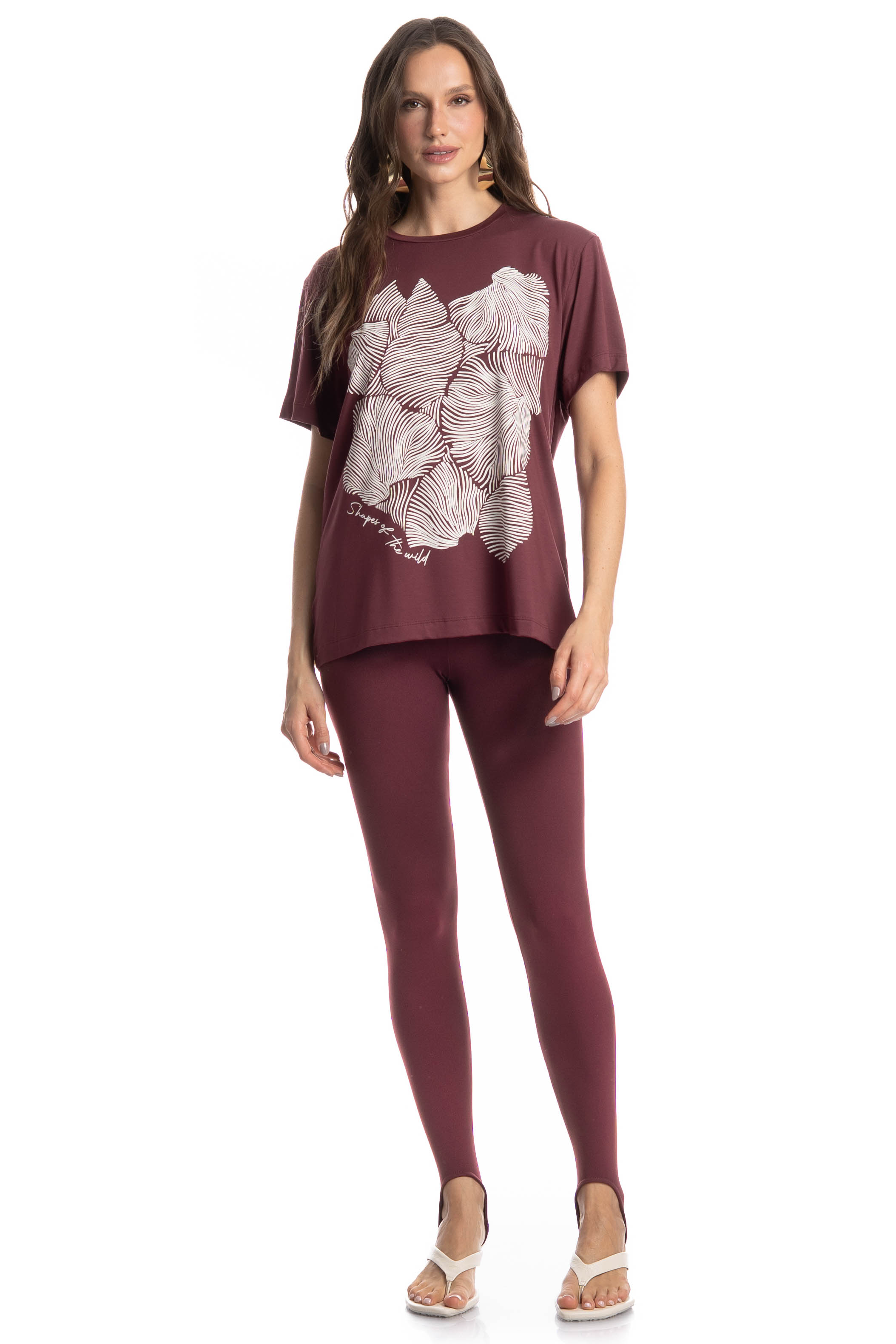 Camiseta Feminina Merlot - Imagem 3 - Mobile