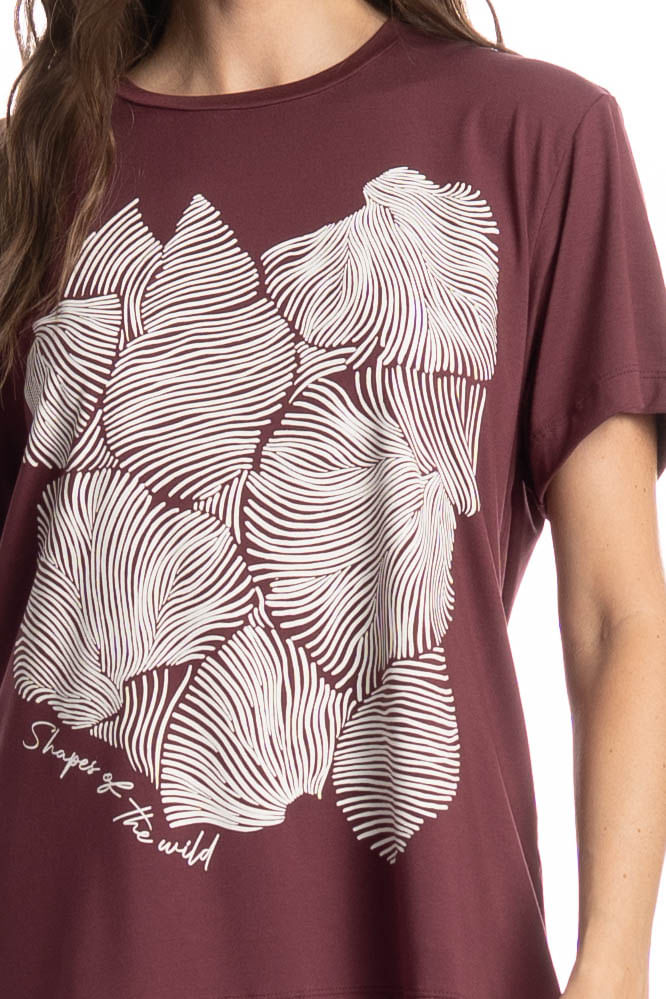 Camiseta Feminina Merlot - Imagem 5 - Mobile