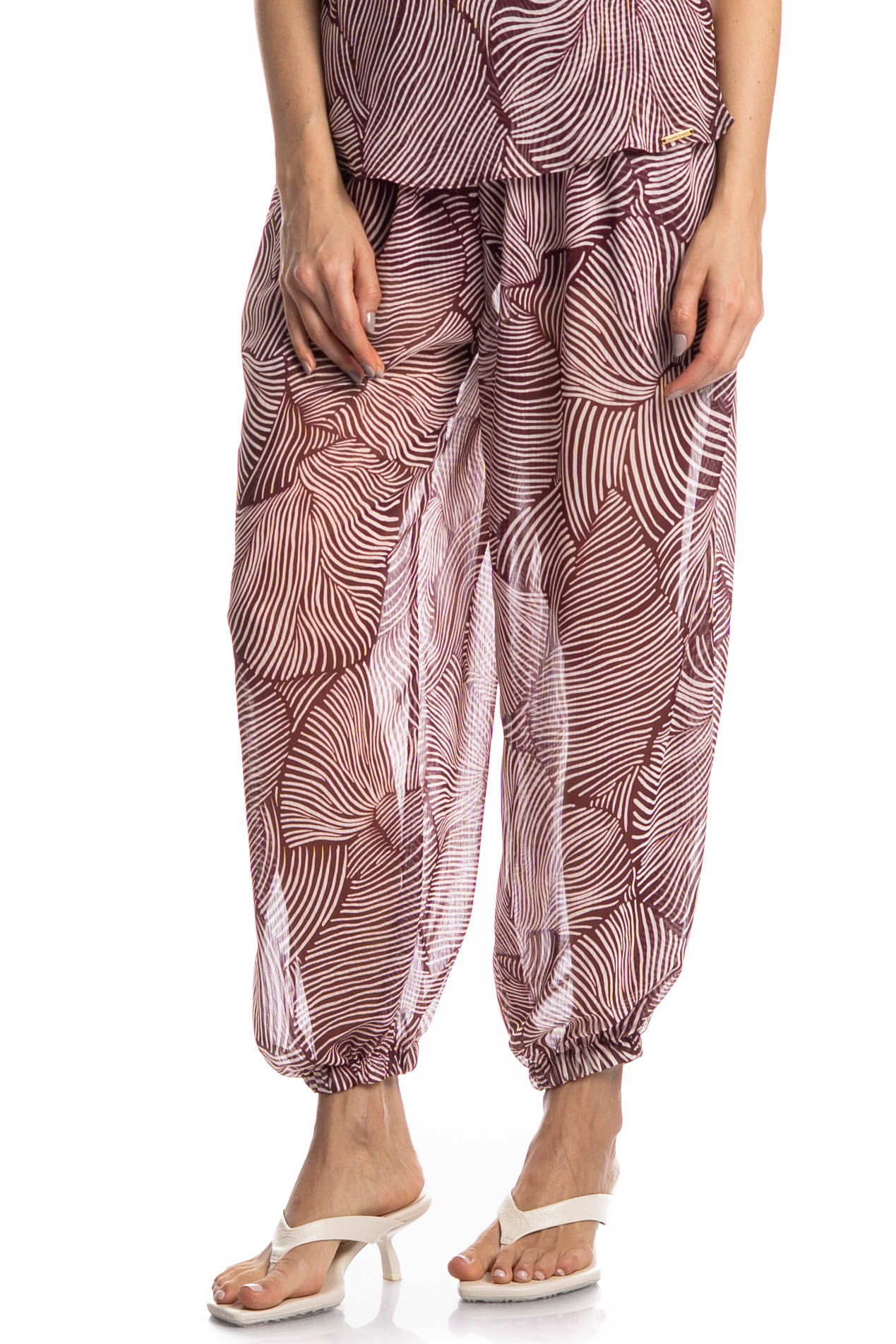 Calça Com Bolso Merlot - Imagem 3 - Mobile