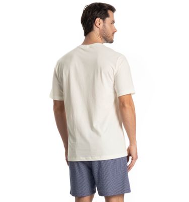 Pijama Masculino Curto Lorenzo - Imagem 2 - Mobile