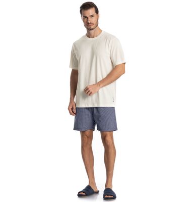 Pijama Masculino Curto Lorenzo - Imagem 3 - Mobile