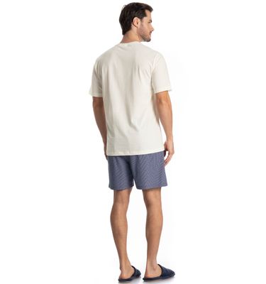 Pijama Masculino Curto Lorenzo - Imagem 4 - Mobile