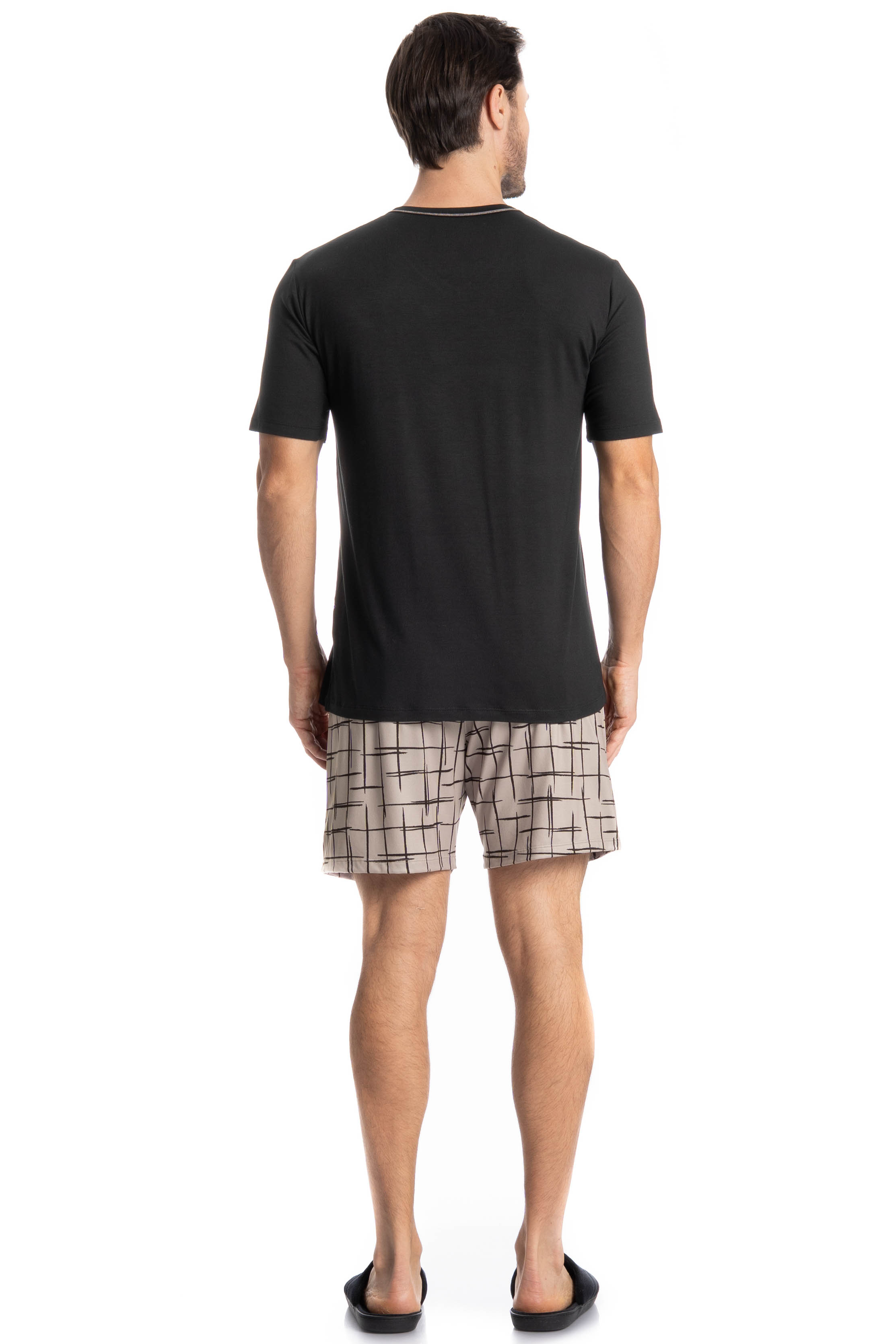 Pijama Masculino Curto Felipe - Imagem 4 - Mobile
