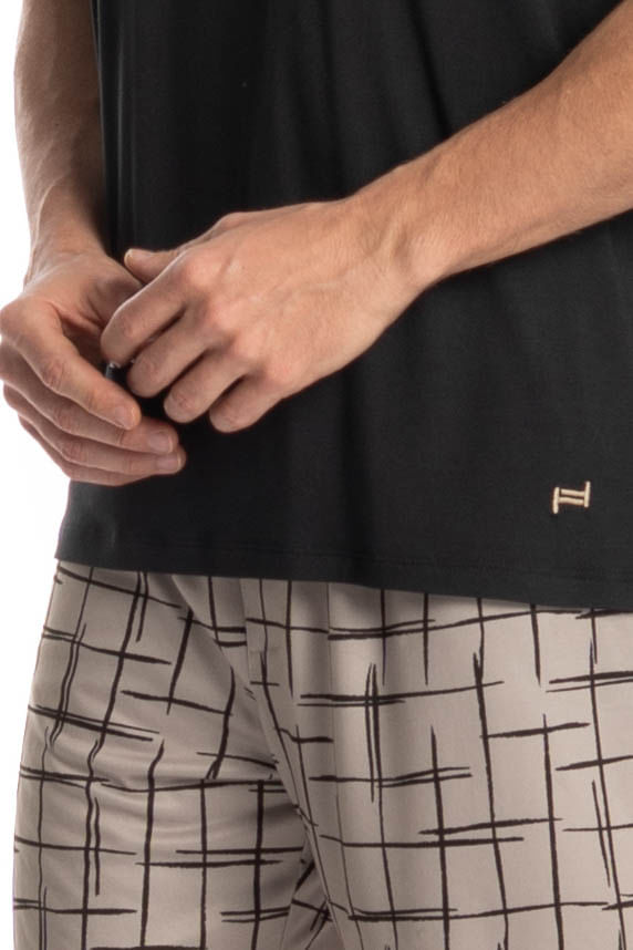 Pijama Masculino Curto Felipe - Imagem 5 - Mobile