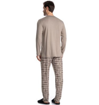 Pijama Masculino Longo Felipe - Imagem 2 - Mobile