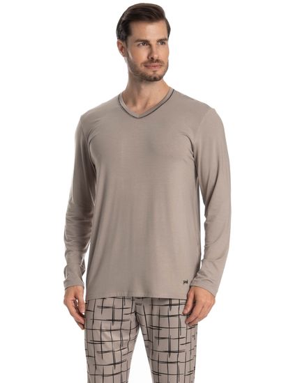 Pijama Masculino Longo Felipe - Imagem 3 - Desktop