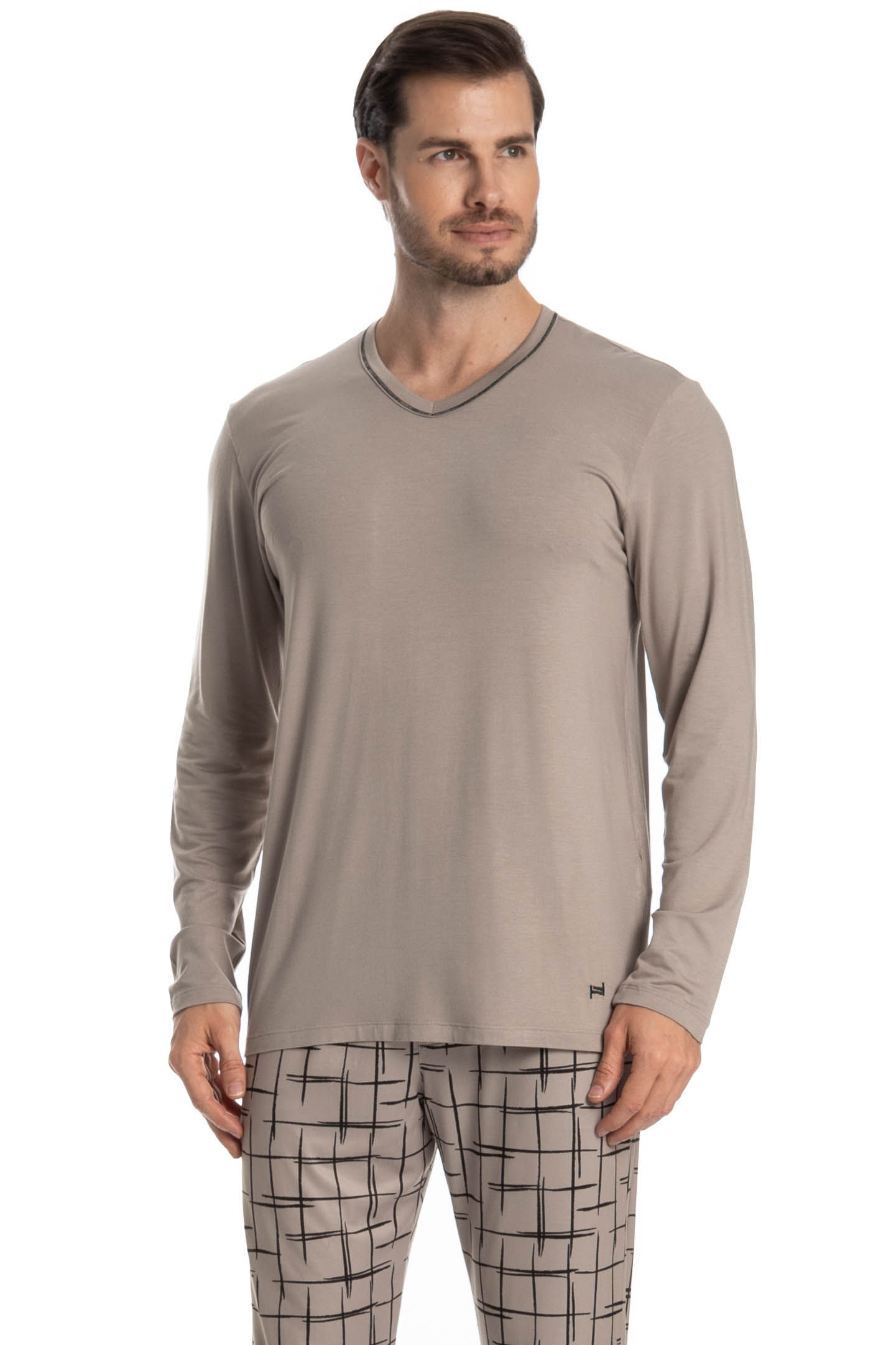 Pijama Masculino Longo Felipe - Imagem 3 - Mobile