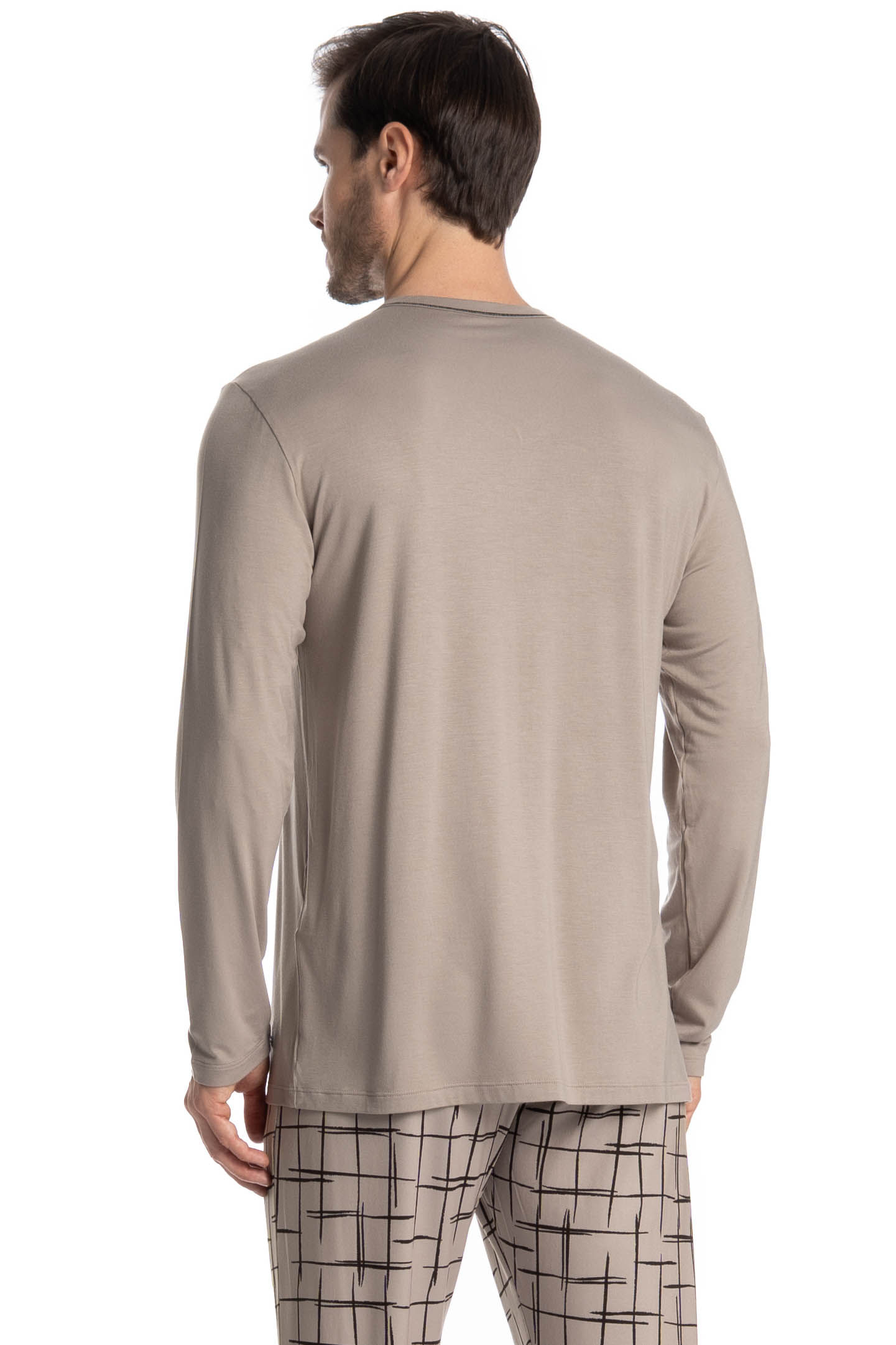 Pijama Masculino Longo Felipe - Imagem 4 - Mobile