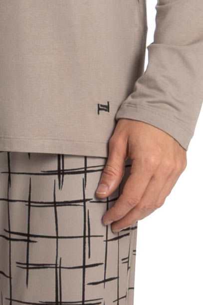 Pijama Masculino Longo Felipe - Imagem 5 - Mobile