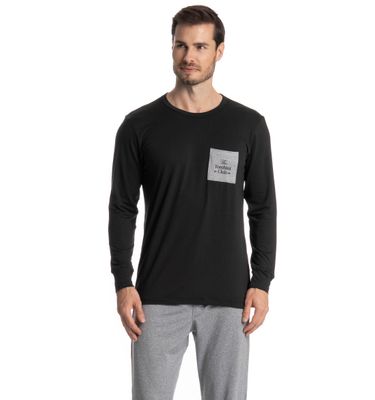 Pijama Masculino Longo Caio - Imagem 3 - Mobile