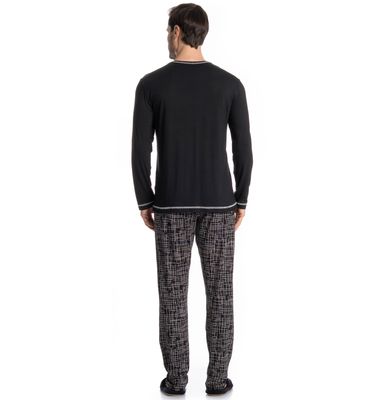 Pijama Masculino Longo Arthur - Imagem 2 - Mobile