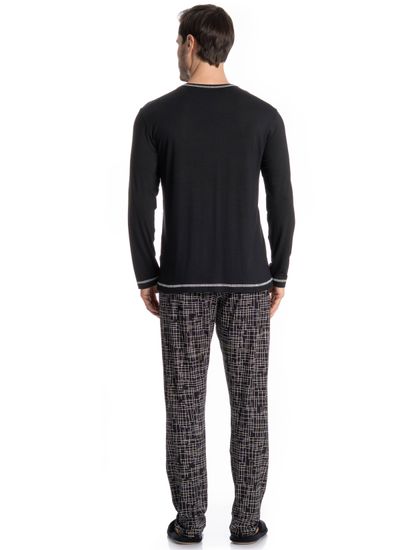 Pijama Masculino Longo Arthur - Imagem 2 - Desktop