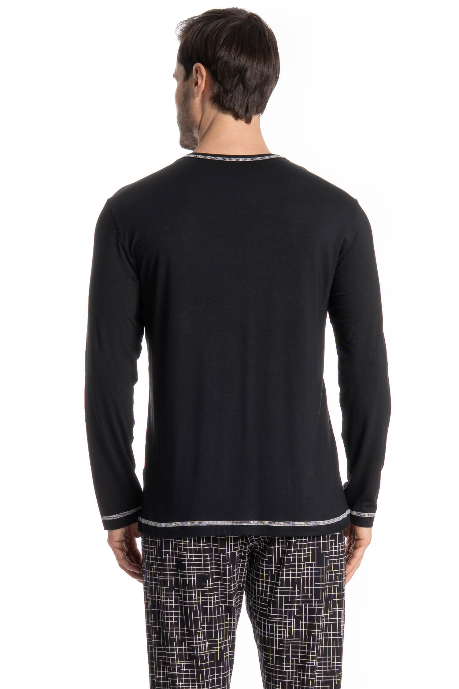 Pijama Masculino Longo Arthur - Imagem 4 - Mobile