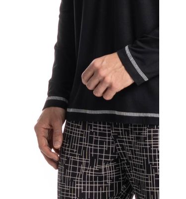 Pijama Masculino Longo Arthur - Imagem 5 - Mobile