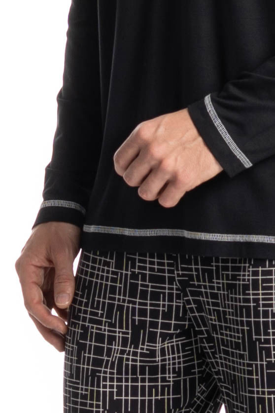 Pijama Masculino Longo Arthur - Imagem 5 - Mobile