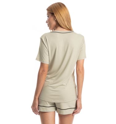 Pijama Feminino Curto Carolina - Imagem 2 - Mobile