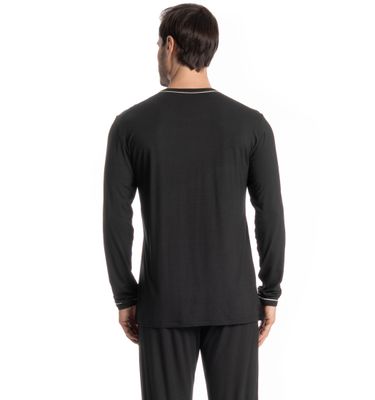 Pijama Masculino Longo Carlos - Imagem 4 - Mobile