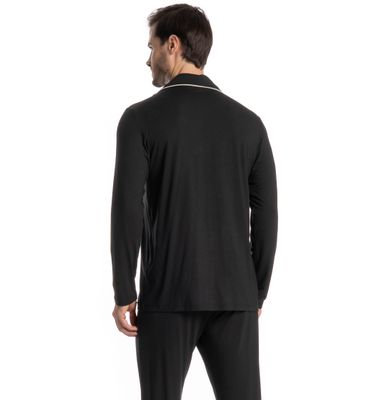 Pijama Masculino Longo Americano Carlos - Imagem 4 - Mobile
