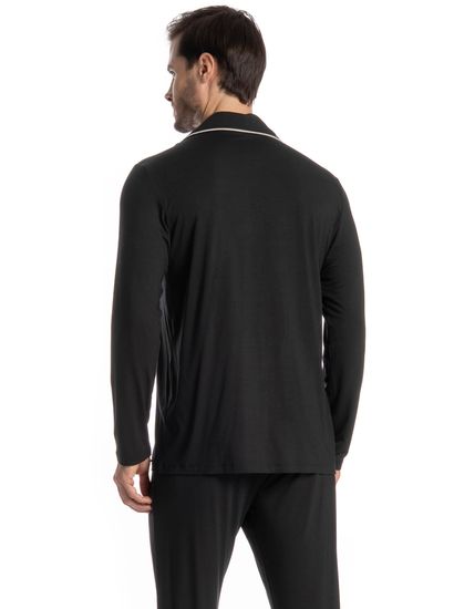 Pijama Masculino Longo Americano Carlos - Imagem 4 - Desktop