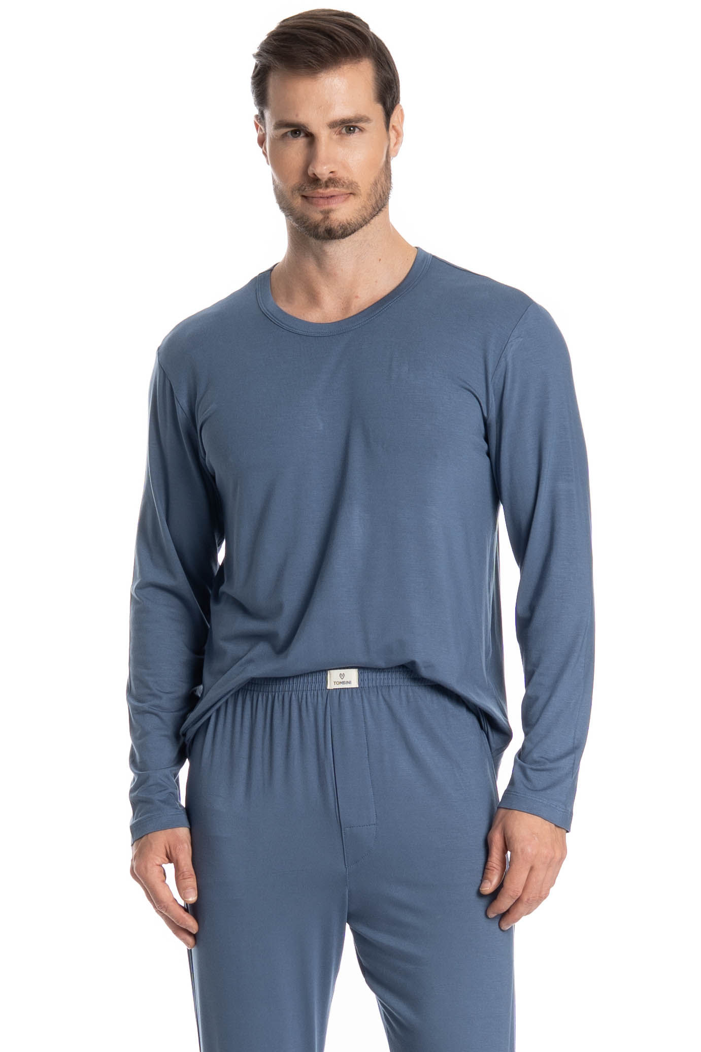 Pijama Masculino Longo Francisco - Imagem 3 - Mobile