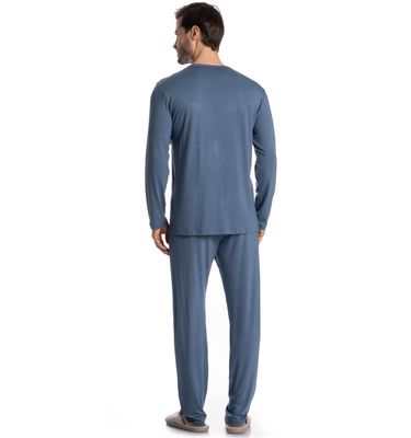Pijama Masculino Longo Francisco - Imagem 2 - Mobile