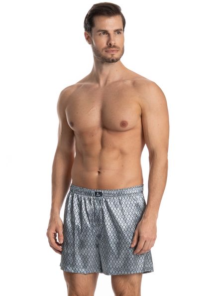 Boxer Masculina Enzo Azul-marinho - Imagem 1