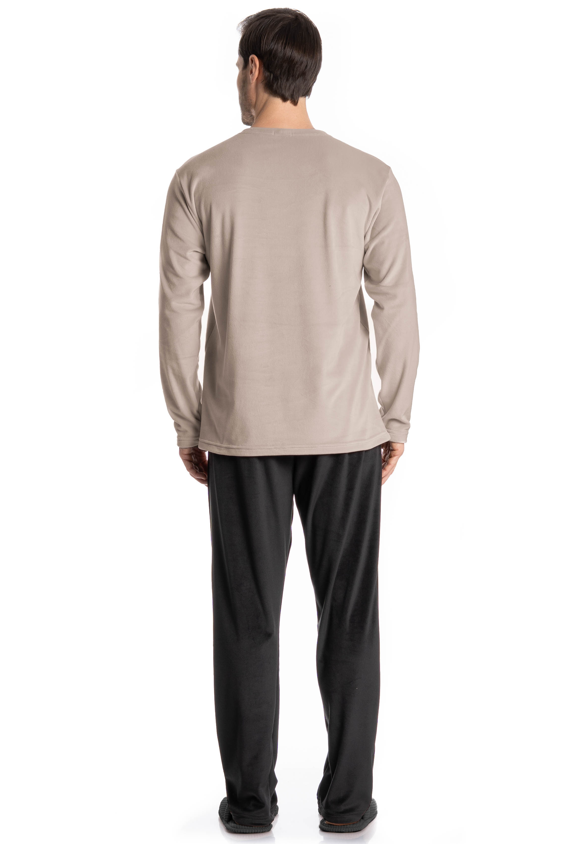Pijama Masculino Longo Velvet Diogo - Imagem 2 - Mobile