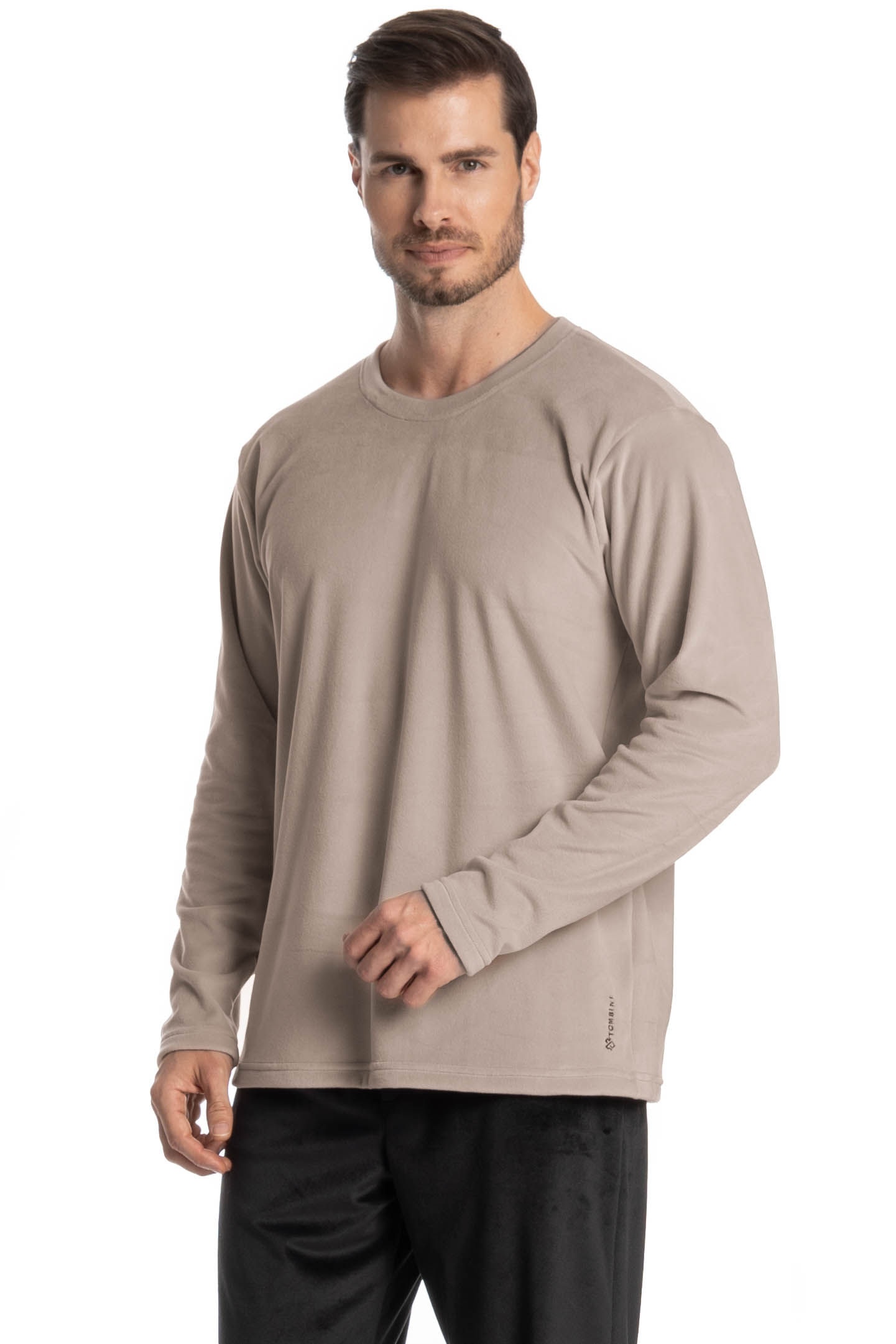 Pijama Masculino Longo Velvet Diogo - Imagem 3 - Mobile
