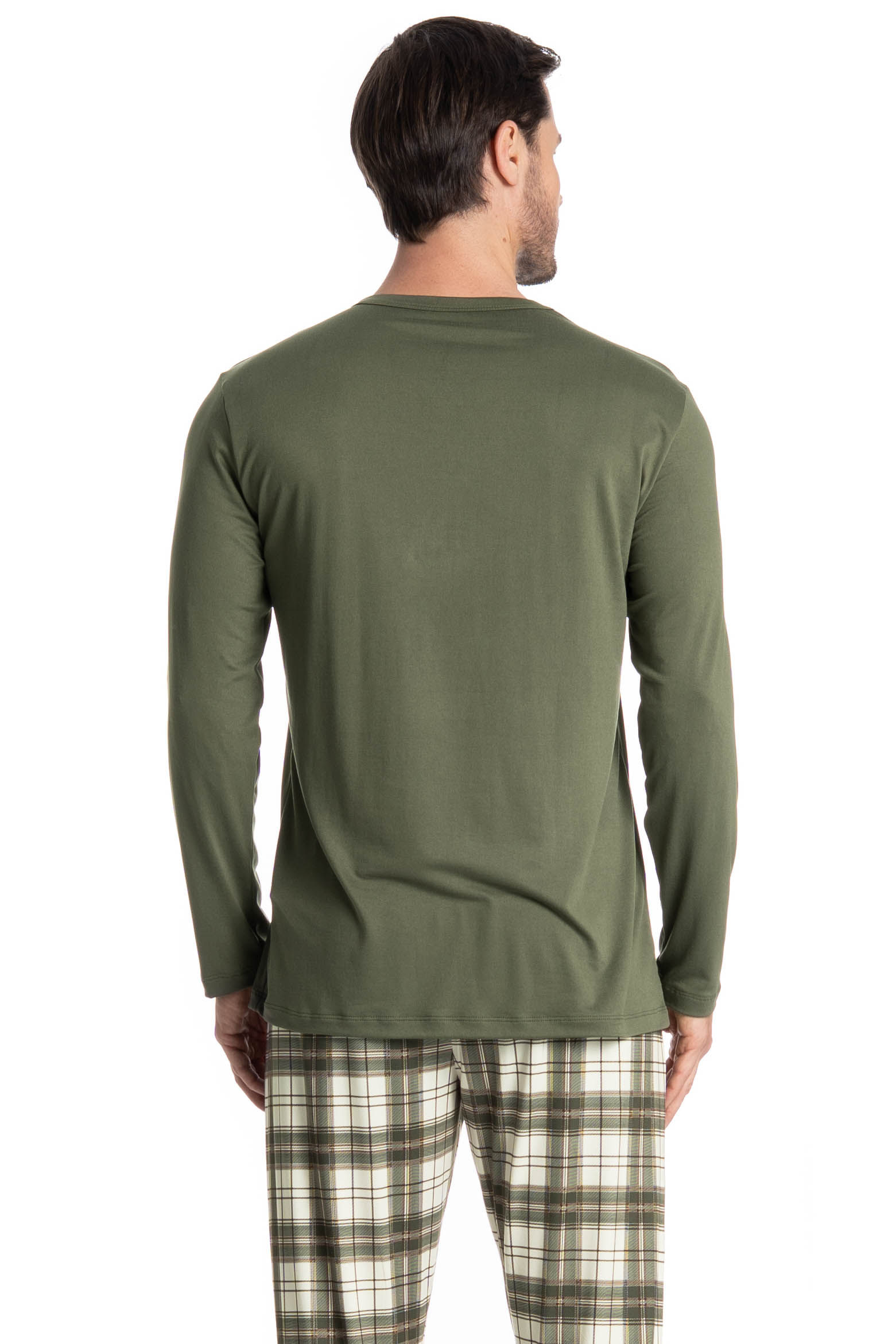 Pijama Masculino Longo Chess - Imagem 4 - Mobile
