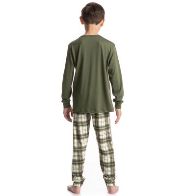 Pijama Infantil Longo Unissex Chess - Imagem 2 - Mobile