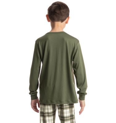 Pijama Infantil Longo Unissex Chess - Imagem 4 - Mobile