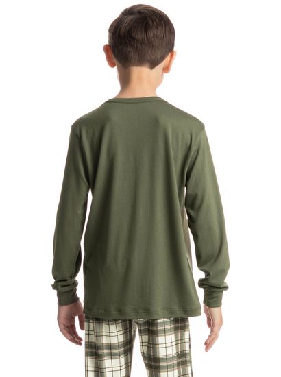 Pijama Infantil Longo Unissex Chess - Imagem 4 - Desktop