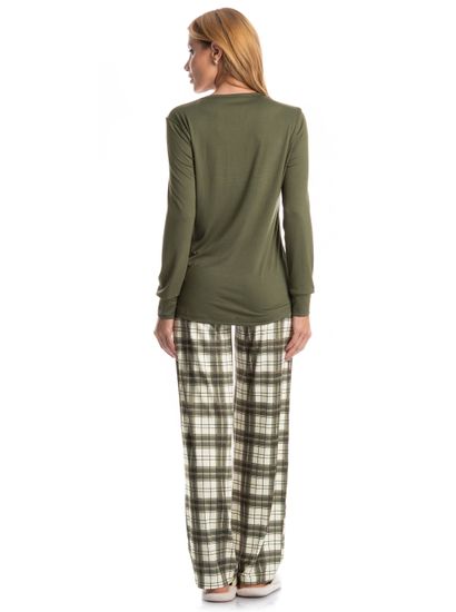 Pijama Feminino Longo Chess - Imagem 2 - Desktop