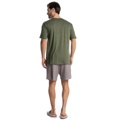 Pijama Masculino Curto Thomas - Imagem 4 - Mobile