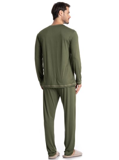 Pijama Masculino Longo Thomas - Imagem 2 - Desktop