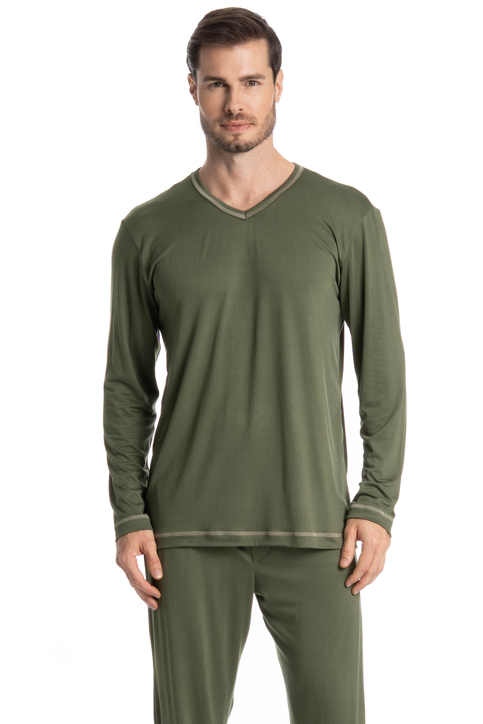 Pijama Masculino Longo Thomas - Imagem 3 - Mobile