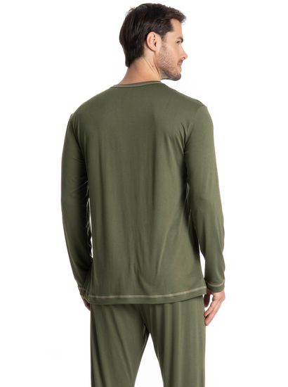 Pijama Masculino Longo Thomas - Imagem 4 - Desktop