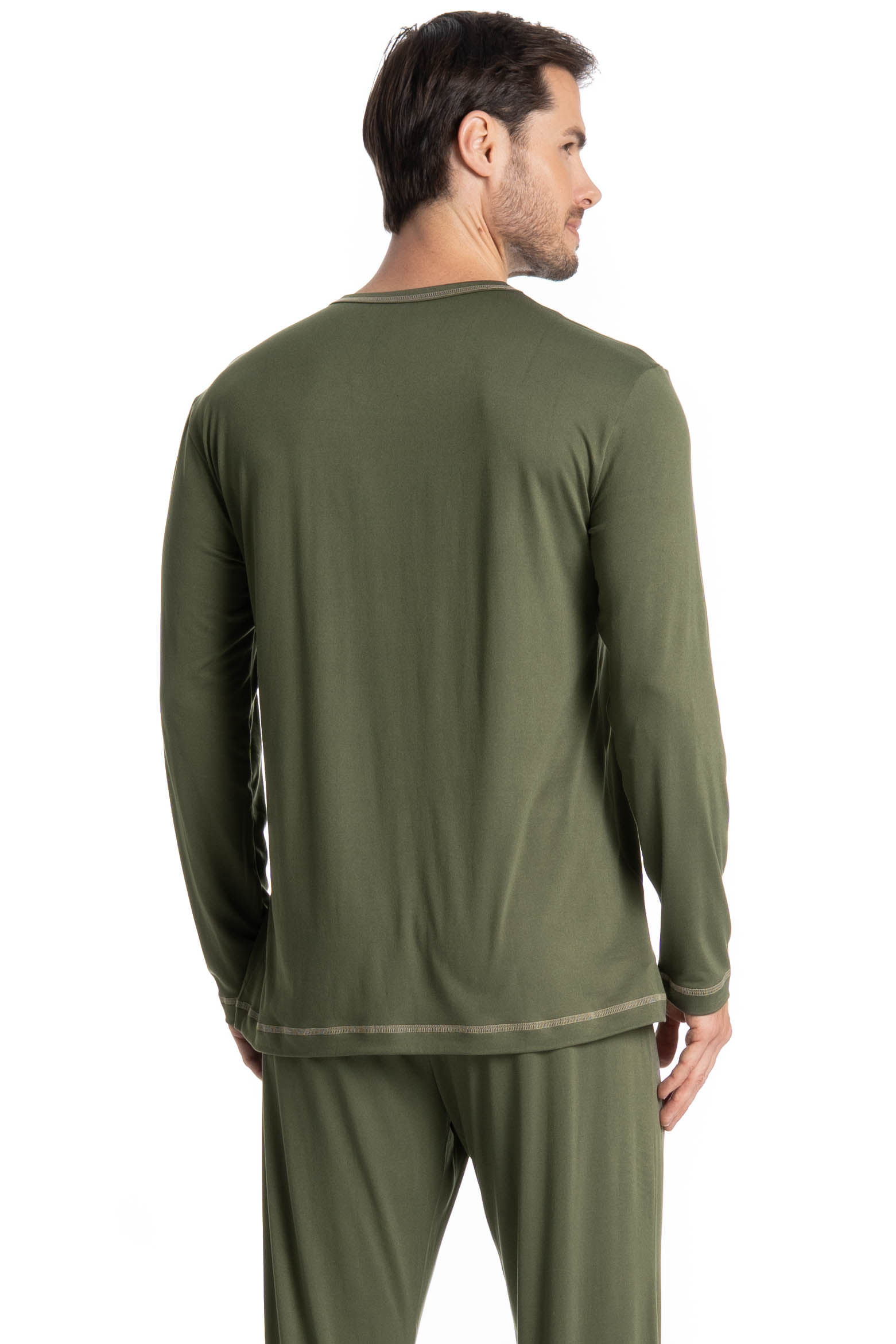 Pijama Masculino Longo Thomas - Imagem 4 - Mobile