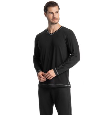 Pijama Masculino Longo Thomas - Imagem 3 - Mobile