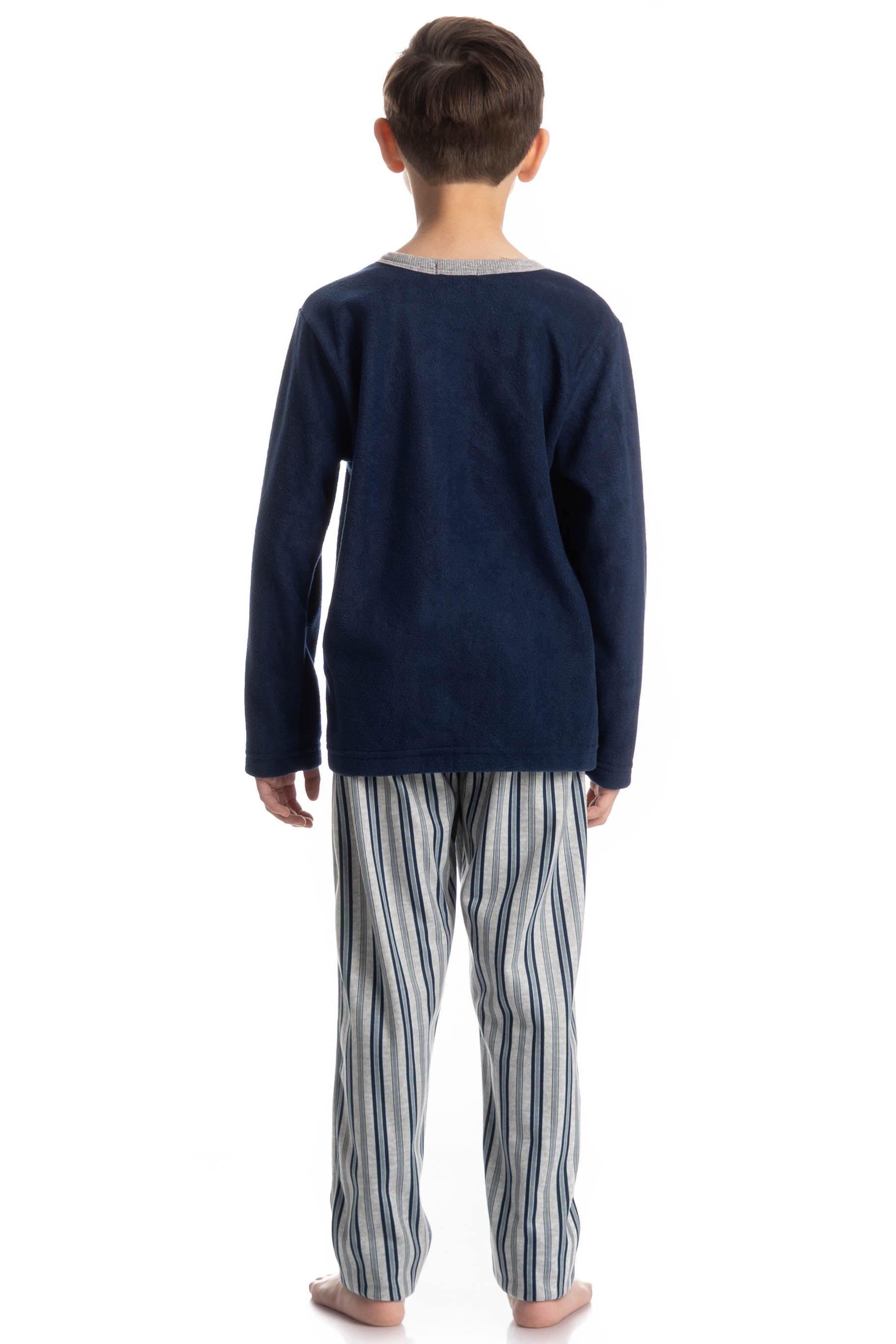 Pijama Infantil Masculino Liam Azul-marinho - Imagem 2