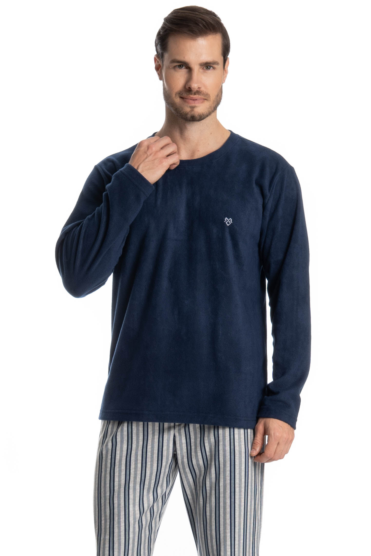Pijama Masculino Longo Liam - Imagem 3 - Mobile